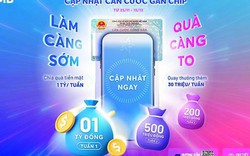 MB chi gần 2 tỷ đồng tặng khách hàng cập nhật căn cước thành công trên App MBBank