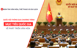 Bản tin VHTTDL số 355: Quốc hội thông qua chương trình MTQG về phát triển văn hóa