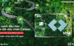 Techcombank ra mắt thẻ xanh đầu tiên theo dõi dấu chân carbon cho bạn tiến bước sống xanh mỗi ngày