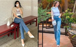 Áo thun trắng và quần jeans: Công thức luôn chuẩn mốt, phụ nữ ngoài 40 tuổi mặc lên cực trẻ trung