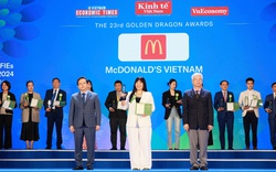 Tiên phong hướng tới nền kinh tế xanh, McDonald’s Việt Nam nhận giải Rồng Vàng lần thứ 6