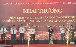 Quận Tây Hồ: Khai trương điểm dịch vụ, du lịch văn hóa và giới thiệu nghề truyền thống 