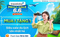 Traveloka Mega Sale 6.6: Mua 1 tặng 1 khủng, mở màn mùa du lịch hè 2024