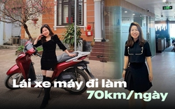 Bà mẹ 3 con mỗi ngày đi làm với quãng đường 2 chiều gần 70km nhưng vẫn thấy hạnh phúc vì 