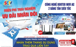 SCTV bùng nổ Quý 3/2024 với ưu đãi nhân đôi