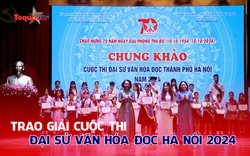 Trao giải cuộc thi Đại sứ Văn hóa đọc Hà Nội 2024 