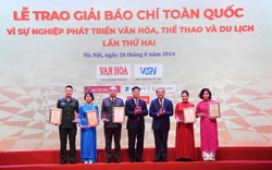 Trao giải Giải Báo chí toàn quốc “Vì sự nghiệp phát triển Văn hóa, Thể thao và Du lịch” lần thứ Hai