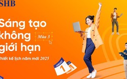 Cùng SHB “Sáng tạo không giới hạn” thiết kế ấn phẩm xuân Ất Tỵ, cơ hội nhận giải thưởng giá trị đến 700 triệu đồng