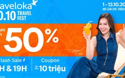 Traveloka 10.10 Travel Fest: Mang đến kỳ nghỉ cuối năm đáng nhớ với ưu đãi lên đến 50%