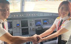 Những chuyến bay Tết và tình yêu bầu trời của gia đình phi công Vietjet