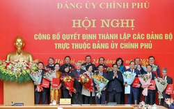 Thủ tướng trao Quyết định thành lập 15 đảng bộ trực thuộc Đảng uỷ Chính phủ