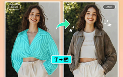 Cách thay quần áo bằng AI không cần photoshop -  Biến hình outfit cực dễ