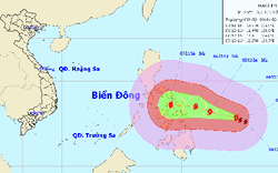 Siêu bão Hagupit có khả năng vào biển Đông