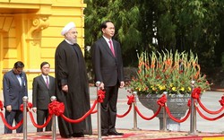 Chủ tịch nước chủ trì lễ đón Tổng thống Rouhani 
