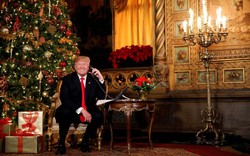 Bất ngờ cuộc trò chuyện với trẻ nhỏ của Tổng thống Trump trong đêm Noel