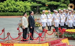 Hình ảnh lễ đón Tổng thống Philippines thăm chính thức Việt Nam