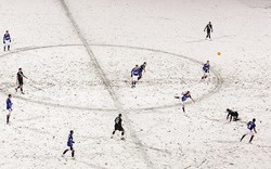 Đây là những gì sẽ xảy ra khi hai đội bóng thi đấu dưới tuyết trắng