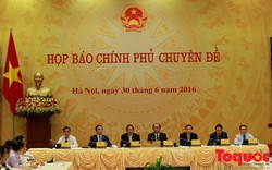 Họp báo Chính phủ: 'Thủ phạm' gây cá chết là do nước thải của Formosa