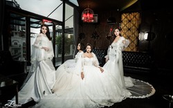 “Team The Face” Hồ Ngọc Hà trong bộ váy cưới của L’amant Studio 