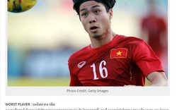 Công Phượng bị báo Thái đánh giá tệ nhất AFF Cup 2016