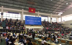 Kỳ thủ nhí tranh tài tại Giải cờ vua học sinh TP. Hà Nội 2017