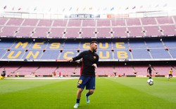 Messi rực sáng trong ngày Camp Nou không một bóng người