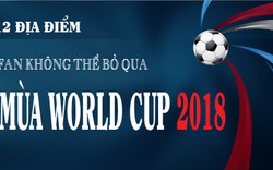 [Infographic]: World Cup 2018- những điều cần biết về 12 “sàn đấu” của giải