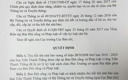 Thu hồi thẻ nhà báo ông Trần Thanh Thắng