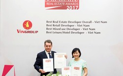 Vingroup đạt giải Chủ đầu tư dự án du lịch nghỉ dưỡng tốt nhất Việt Nam
