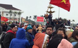 Thái Bình: Ùn tắc nhiều km đường chào đón “hotboy” U23 Việt Nam Đoàn Văn Hậu