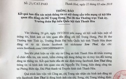 Cơ quan chức năng Thanh Hóa lên tiếng về thông tin xấu liên quan tới ông Đỗ Trọng Hưng