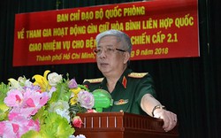 Thượng tướng Nguyễn Chí Vịnh giao nhiệm vụ cho Bệnh viện dã chiến trước khi tới Nam Sudan