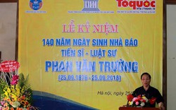 Tôn vinh vị Tiến sĩ Luật học đầu tiên của Việt Nam 
