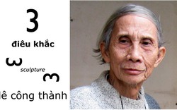 Điêu khắc gia Lê Công Thành Triển lãm “3 . 3 . 3”