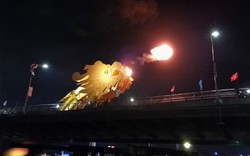 Cầu Rồng Đà Nẵng không phun lửa, phun nước trong các đêm thi pháo hoa