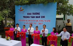 Khai trương Trung tâm Báo chí phục vụ Festival Di sản Quảng Nam