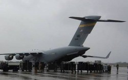 Máy bay vận tải, trực thăng Marine One đáp xuống Đà Nẵng chuẩn bị cho chuyến thăm của ông Trump