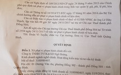 Mua hóa đơn giả, một công ty bị xử phạt