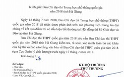 Nghi vấn điểm thi THPT ở Hà Giang bất thường, Bộ GD&ĐT yêu cầu báo cáo