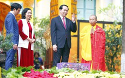 Chủ tịch nước dâng hương tại Hoàng thành Thăng Long