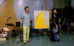 Bức tranh trong cuốn Chuyện nhà Dr.Thanh được bán với giá 70 triệu