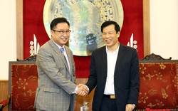 Bộ trưởng Nguyễn Ngọc Thiện gặp gỡ Tân Đại sứ Du lịch Việt Nam