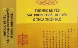Góc nhìn tổng quan về văn bản sắc phong triều Nguyễn
