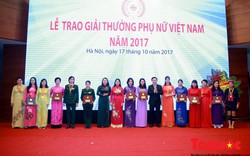 Giải thưởng Phụ nữ Việt Nam 2017: 18 cá nhân, tập thể được vinh danh