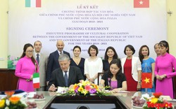 Việt Nam - Italia ký kết hơp tác văn hóa giai đoạn 2018 - 2021