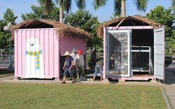Nhà bán trú bằng container cho học sinh dân tộc Kor