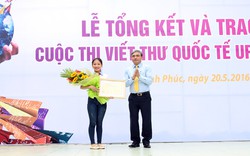 Học sinh Việt Nam đoạt giải Nhất cuộc thi Viết thư quốc tế UPU