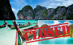 Bãi biển Maya Bay nổi tiếng của Thái Lan phải đóng cửa vô thời hạn