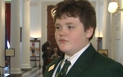 Cậu bé 14 tuổi chạy đua tranh chức Thống đốc bang Vermont, Mỹ