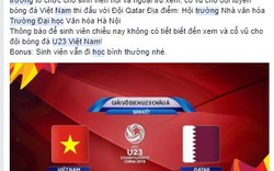Các trường đại học đồng loạt tổ chức cổ vũ cho trận bán kết U23 Việt Nam